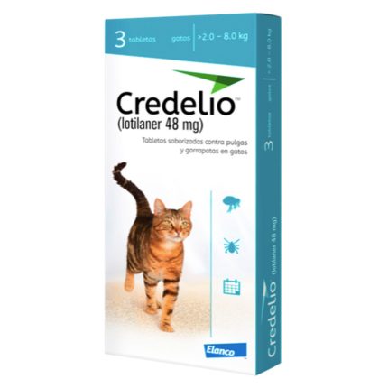 CREDELIO GATO TAB 48 MG X 3